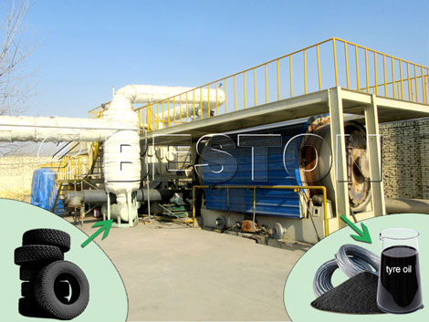 tyre recycling machine