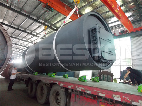 BLJ-10 Tire Pyrolysis Machine to South Africa