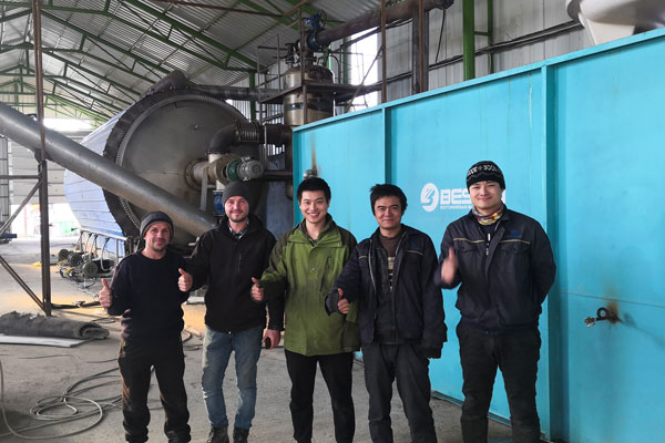 Customer from Romania Got Fair Tyre to Oil Plant Cost from Beston