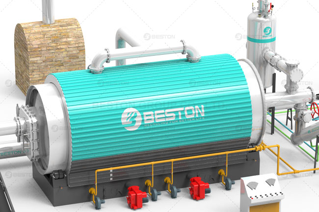 Beston Small Scale Plastic Pyrolysis Furnace for Sale